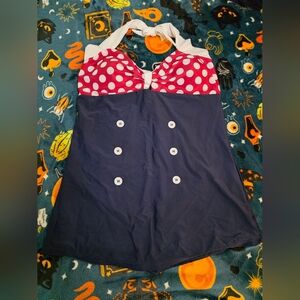 Polka Dot Halter Bathing Suit